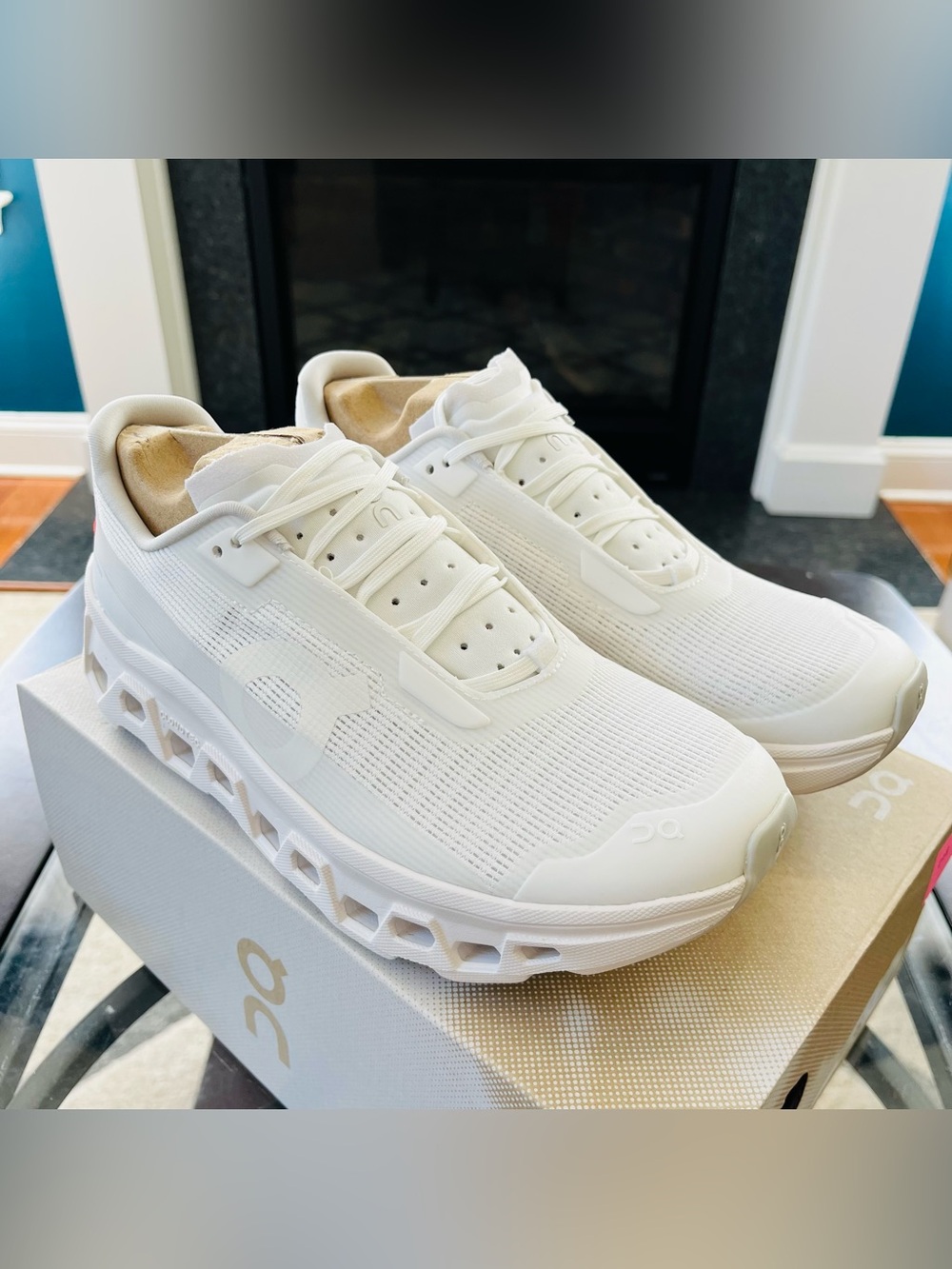 On Running Cloudmonster Void All White Women's Running Shoes 3WG10811200 - Picture 3 of 7